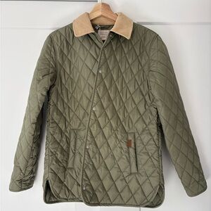 Brixton Quilted Olive Cass Jacket New With Tags